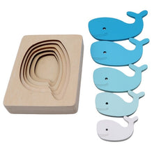 Load image into Gallery viewer, Montessori 3D Wooden Puzzle