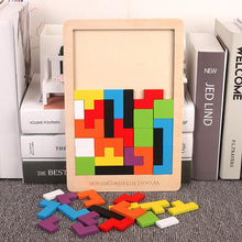 Load image into Gallery viewer, Wooden Tetris