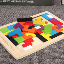 Load image into Gallery viewer, Wooden Tetris
